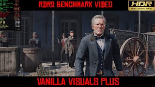 1620p60fpsHDR RTX 4070 Ti Super amp Ryzen 5800x3D Benchmark Video  Modded RDR2 feat AV1 Codec [upl. by Lama445]