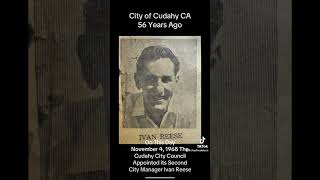 City of Cudahy CA Appoints 2nd City Mngr 1968 government citycouncil sela council shorts [upl. by Ettegroeg]