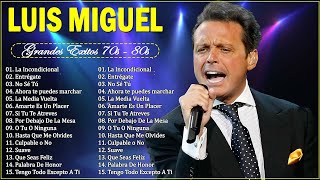 LUIS MIGUEL EXITOS MUSICA ROMANTICOS  LUIS MIGUEL 20 GRANDES EXITOS ENGANCHADOS 78 [upl. by Cathey]