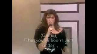 Laura Branigan  Gloria Lyrics [upl. by Fronniah725]