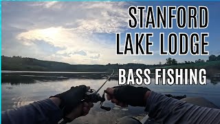 STANFORD LAKE LODGE BASS FISHING [upl. by Tesler]