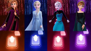 Let It Go Vs Frozen Vs Elsa Elder Sister Vs Anna  Disney Princesses Songs on YouTube Who is Best [upl. by Anayet]