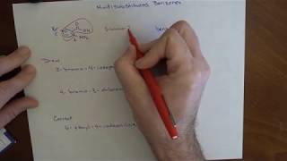 Disubstituted and polysubstituted Benzene Ring Nomenclature [upl. by Notirb]