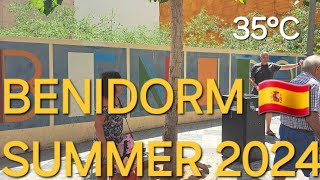 BENIDORM 🇪🇸 OLD TOWN AUGUST 2024  4KHDR Summer Walking Tour costablanca uk summer [upl. by Olumor528]