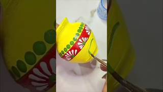 Matki ko kaise sajaye bestoutofwaste decoration ideas matkidecoration youtubeshort craftshort [upl. by Durware]