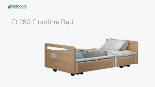 FL250 Adjustable Floorline Bed  Aidacare [upl. by Even480]