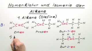 Nomenklatur und Isomerie der Alkene  Chemie  Organische Chemie [upl. by Crispin]