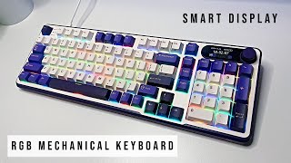 RGB Gaming Mechanical Keyboard with Smart Display RK ROYAL KLUDGE S98 Unboxing and Features [upl. by Livi264]