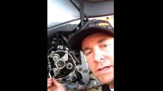 Ktm LC4 main shaft bearing replacement [upl. by Shaddock582]