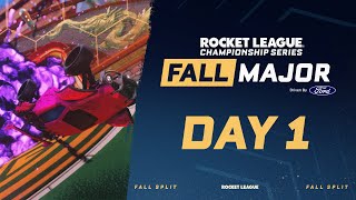 RLCS Fall Major  Swiss Stage  Day 1 [upl. by Delmor]