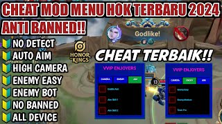 VIRAL‼️CHEAT MOD MENU HOK TERBARU 2024 ANTI BANNED  VVIP ENJOYERS [upl. by Arret]