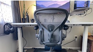 Herman Miller Aeron Remastered Chair  My Experience [upl. by Essilec]