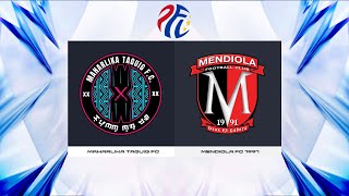 PFL Season 2024  Maharlika Taguig FC vs Mendiola FC 1991 [upl. by Reham261]