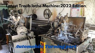 Traub lathe Machine Single spindle automatic lathe Automobile parts Assemble  Complete process [upl. by Aitnohs895]