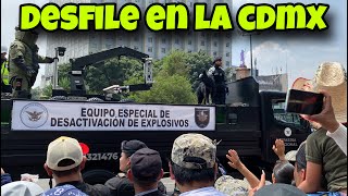 ¡Viviendo la emoción Mi primera vez en el desfile de la Ciudad de México [upl. by Nodnorb]