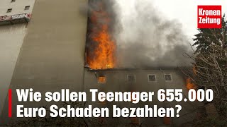 Wie sollen Teenager 655000 Euro Schaden bezahlen  kronetv NEWS [upl. by Yaras]