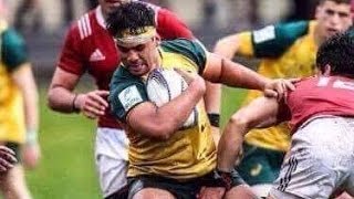 Justin Sikimeti Australian Schoolboy Rugby Highlights [upl. by Sayres]