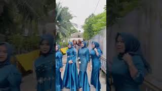 Inspirasi Bridesmaid dress gaunmuslim ootd gaunmuslimah masukberanda gaunmodern [upl. by Pickens501]