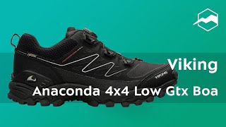 Кроссовки Viking Anaconda 4x4 Low Gtx Boa Обзор [upl. by Adnuahs]