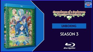 Unboxing Ascendance of a Bookworm  Season 3 BluRay US [upl. by Dalpe]