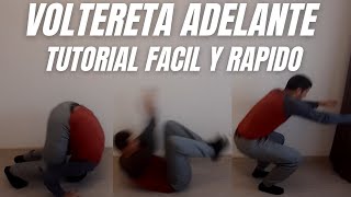 COMO HACER VOLTERETA ADELANTE  TUTORIAL FACIL Y RAPIDO [upl. by Aleacin]