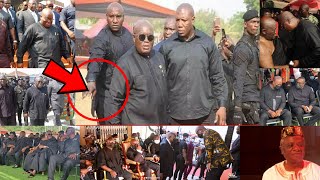 President AkufoAddo and his Boys Storms Nana Ampadus funeral [upl. by Nylarad]