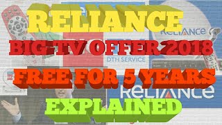 RELIANCE BIG TV FREE CHANNEL EXPLAINED  IN HINDI  TECHNO VEXER [upl. by Rochette]