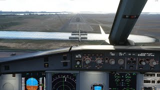 MSFS 2020  Headwind A330900  Touchdown in New York JFK RWY 22L [upl. by Anatnahs]