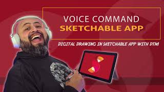 Using the Voice Commands in Sketchable App [upl. by Yssim]