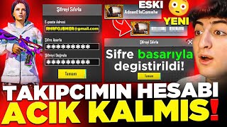 TAKİPÇİMİN BAPELİ HESABI BİLGİSAYARIMDA AÇIK KALMIŞ HESABI ÇALIP İSMİNİ DEĞİŞTİRDİM  PUBG Mobile [upl. by Amada]