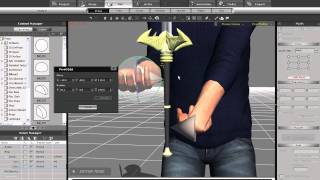 iClone5 Tutorial  Human IK and Prop Interaction [upl. by Ivad767]