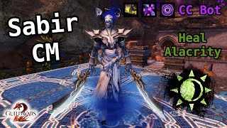 Gw2  Cardinal Sabir CM  Heal Alacrity Druid Rev Setup  CC Bot  Soloheal [upl. by Eirollam570]