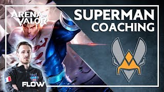 🐝 COACHING VITALITY  SUPERMAN sur Arena of Valor [upl. by Ebehp]