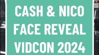 Cash amp Nico Face Reveal Vidcon 2024 [upl. by Katz]