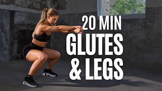 20 MIN LEGS  BOOTY with Weights  Lower Body Home Workout with Dumbbell  Day 17 [upl. by Leavy]