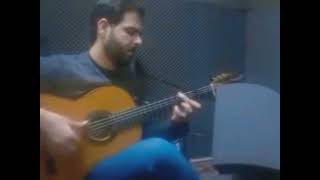 tarantas palos flamenco guitar نوازندگی گیتار فلامنکو در دستگاه تارانتاس [upl. by Anyat662]