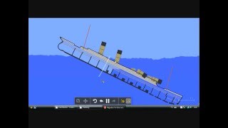 Titanic sinking simulation [upl. by Ayn]