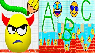 Draw To Smash Smash Hit Gameplay  New Short Riddle  Brain Puzzles Brain Teaser  Relaxing Video [upl. by Christianna]