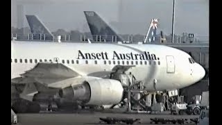 Melbourne International Airport 1992 [upl. by Kcirtemed]