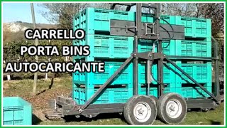 CARRELLO PORTA BINS AUTOCARICANTE [upl. by Pansy]