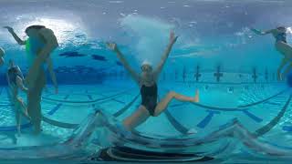 Risk below the surface An artistic swimming 360degree experience [upl. by Leighton]