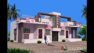 60x40 PLOT 2 BROTHERS HOUSE DESIGN [upl. by Nilahs]