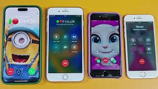 iOS 18 TO iOS 16 TO iOS 15 TO iOS 12 INCOMING CALLS IPHONE 16 PRO MAX 8  7  6 [upl. by Rahm]