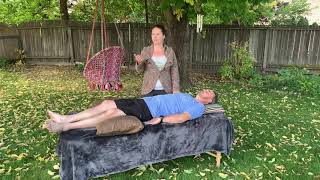 Outdoor Partner Massage Demo [upl. by Freddi265]