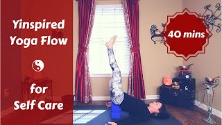 Yinspired Yoga for Self Care  Full Body Yin Yoga Fusion 40 mins [upl. by Madden857]