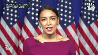 WATCH Rep Alexandria OcasioCortez’s full speech at the 2020 Democratic National Convention [upl. by Kironde729]