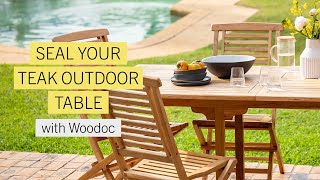 Seal your teak outdoor table [upl. by Tim657]