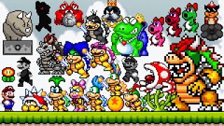 Super Mario World Deluxe 1042  All New Bosses SM4J ᴴᴰ [upl. by Pike338]