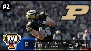 Proving To be a Start at Purdue l Road to Glory  Improviser QB l Episode 2 [upl. by Anerda]