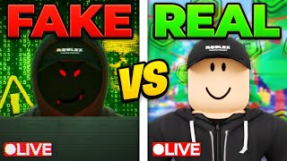 I Made The First REAL 247 Free Robux Live Stream [upl. by Meara]